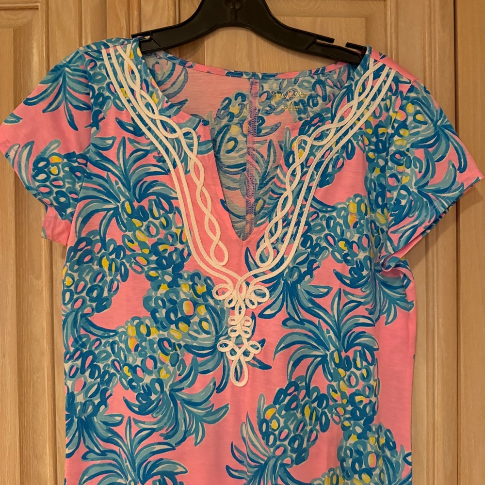 EUC Lilly Pulitzer Brewster Dress in Pelican Pink Beat the Heat - Picture 2 of 6